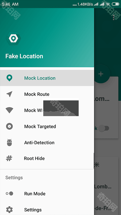 fake location