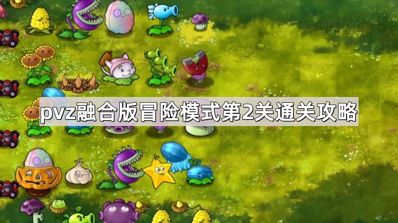 《植物大战僵尸融合版》冒险模式第2关通关攻略