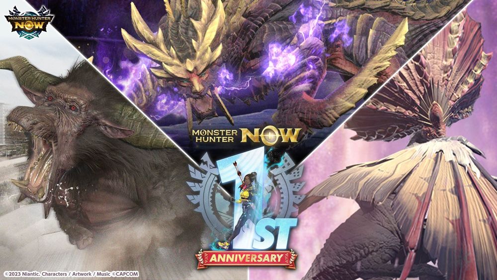 《Monster Hunter Now》预告将于 9 月 12 日举办 1 周年感谢祭活动