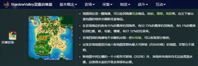 星露谷物语沙滩农场优势是什么？