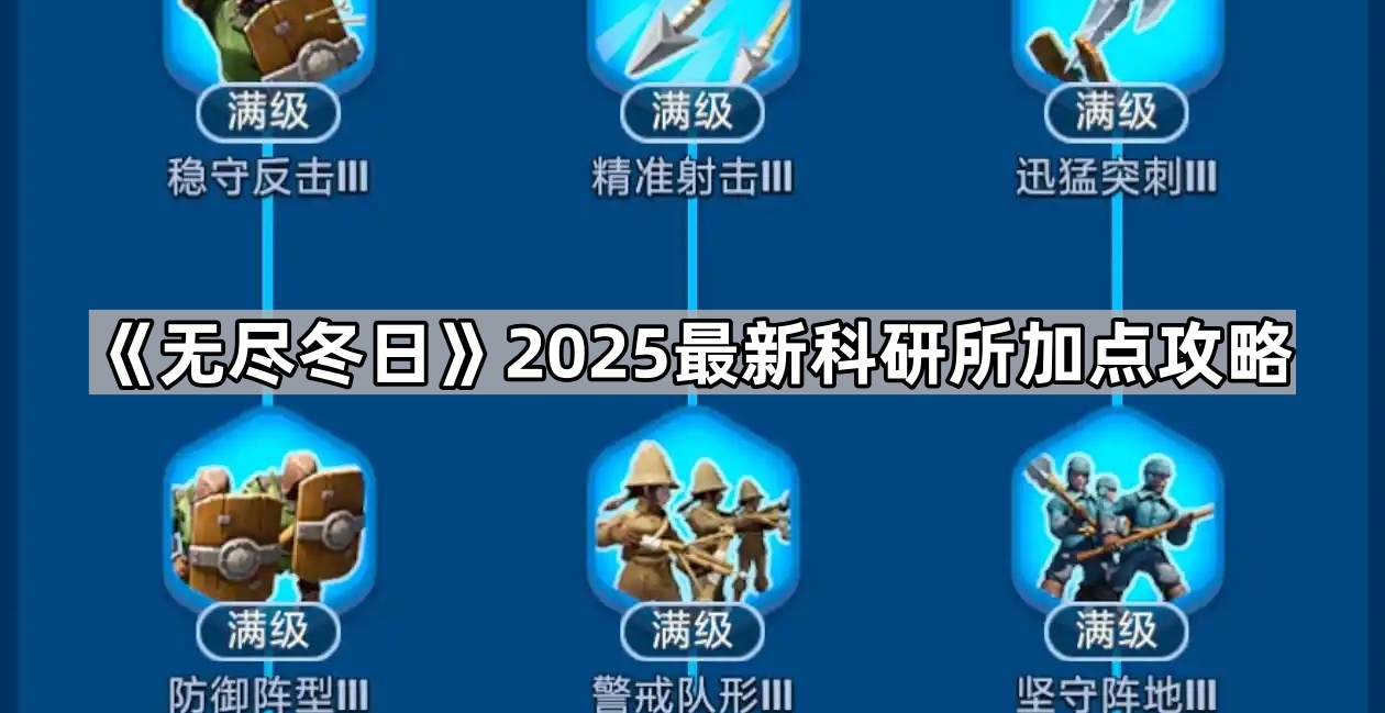 《无尽冬日》2025最新科研所加点攻略