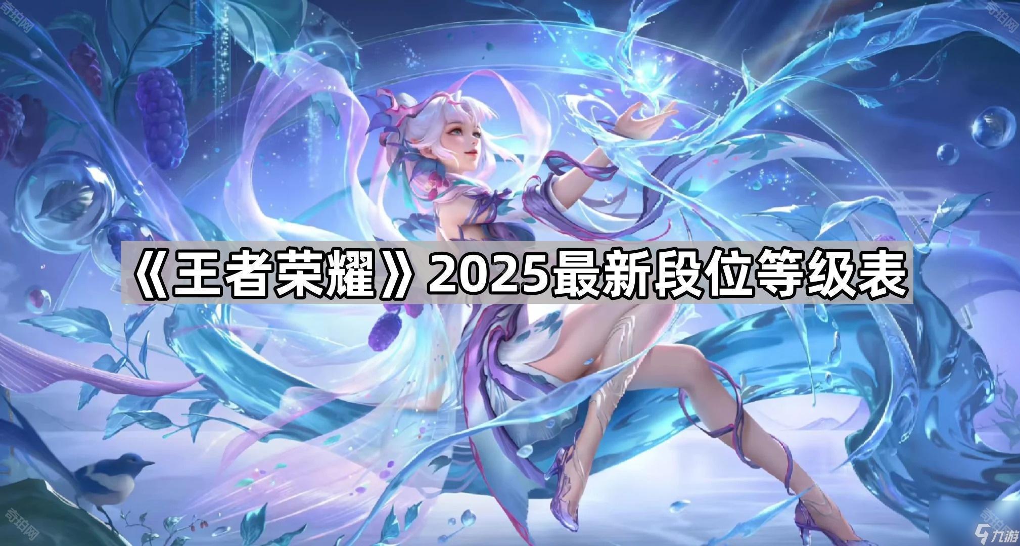 《王者荣耀》2025最新段位等级表