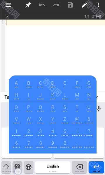 摩斯密码输入法键盘