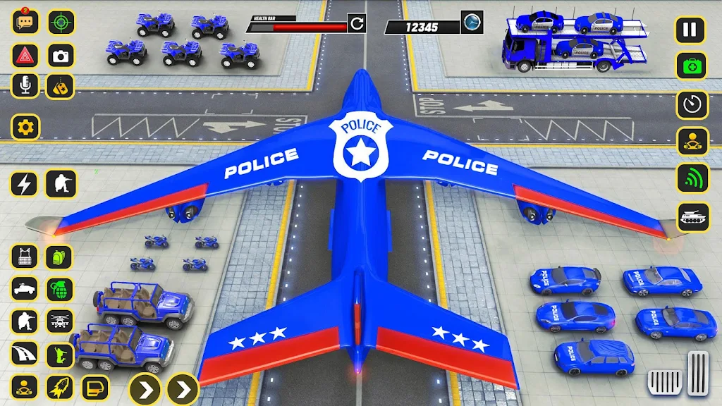 警车运输游戏3D
