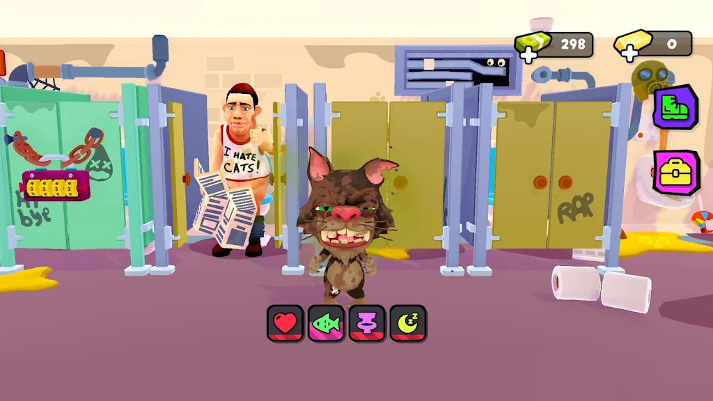 猫咪布奇疯狂的宠物伙伴