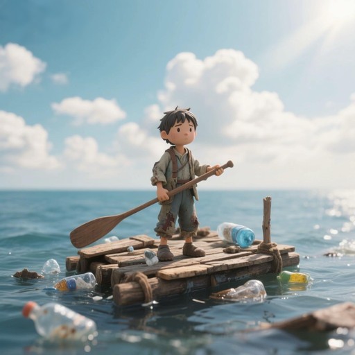 木筏求生海洋探险