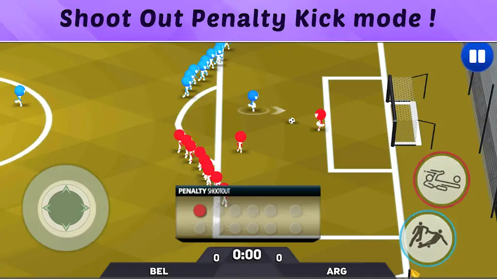 火柴人足球轻弹射击