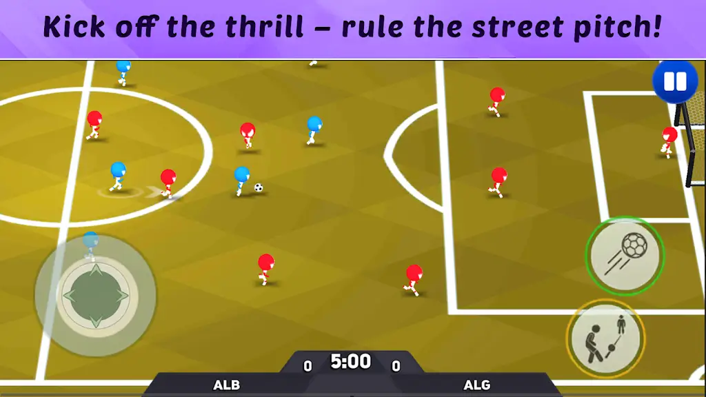 火柴人足球轻弹射击