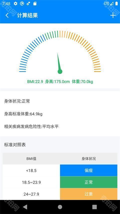 BMI计算器