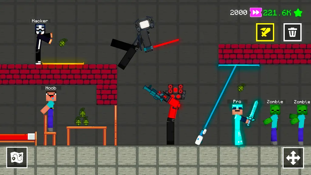 火柴人僵尸游乐场国际服