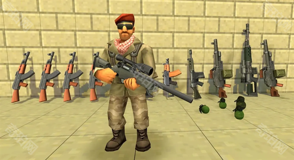 打击盒沙盒和射击