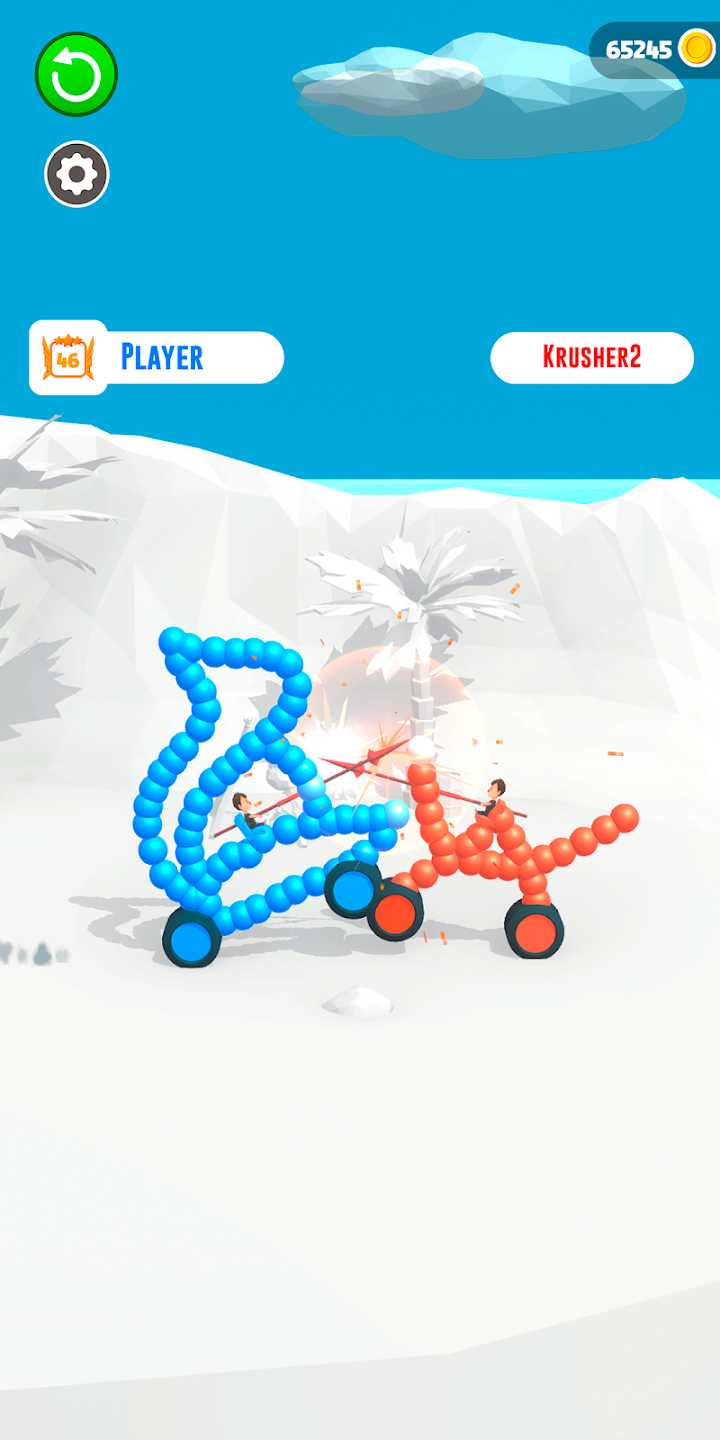 手绘战车画车对决