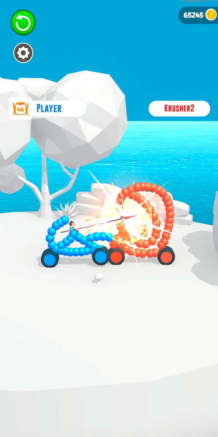 手绘战车画车对决