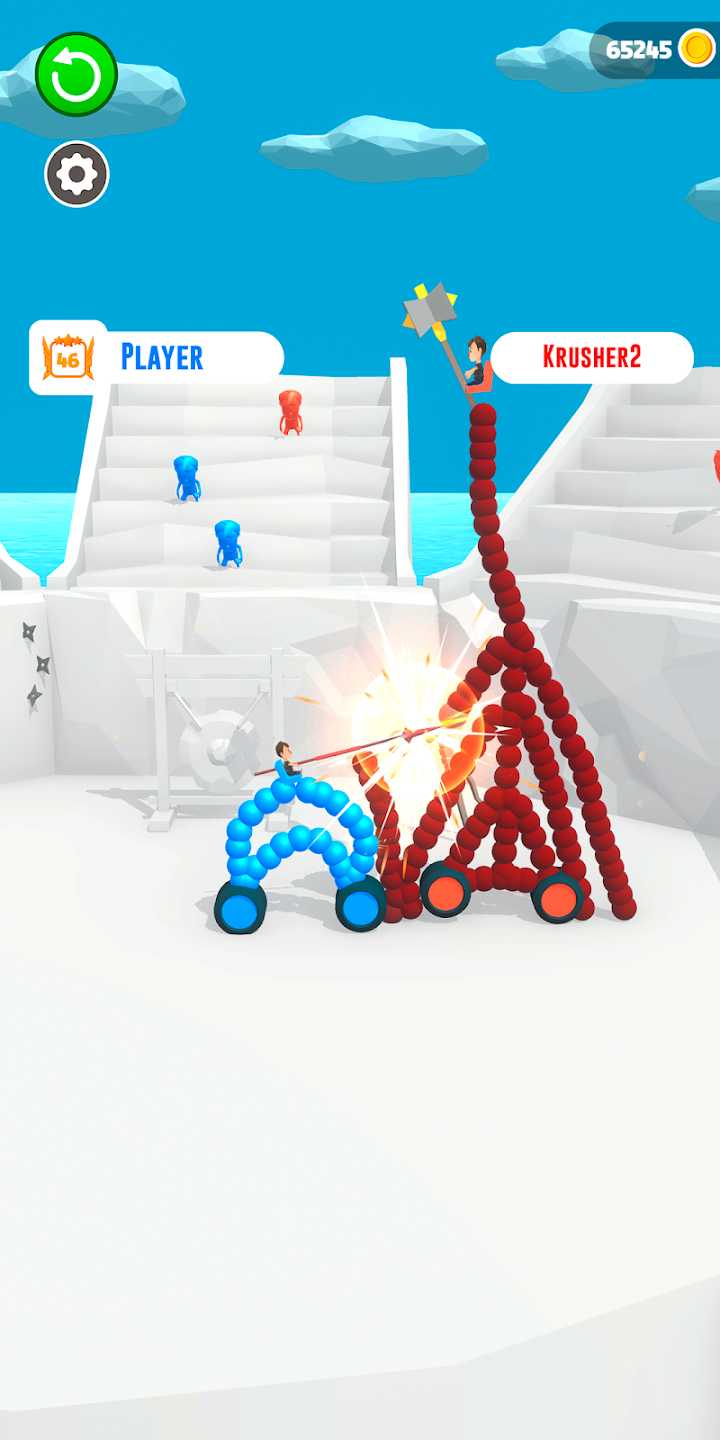 手绘战车画车对决