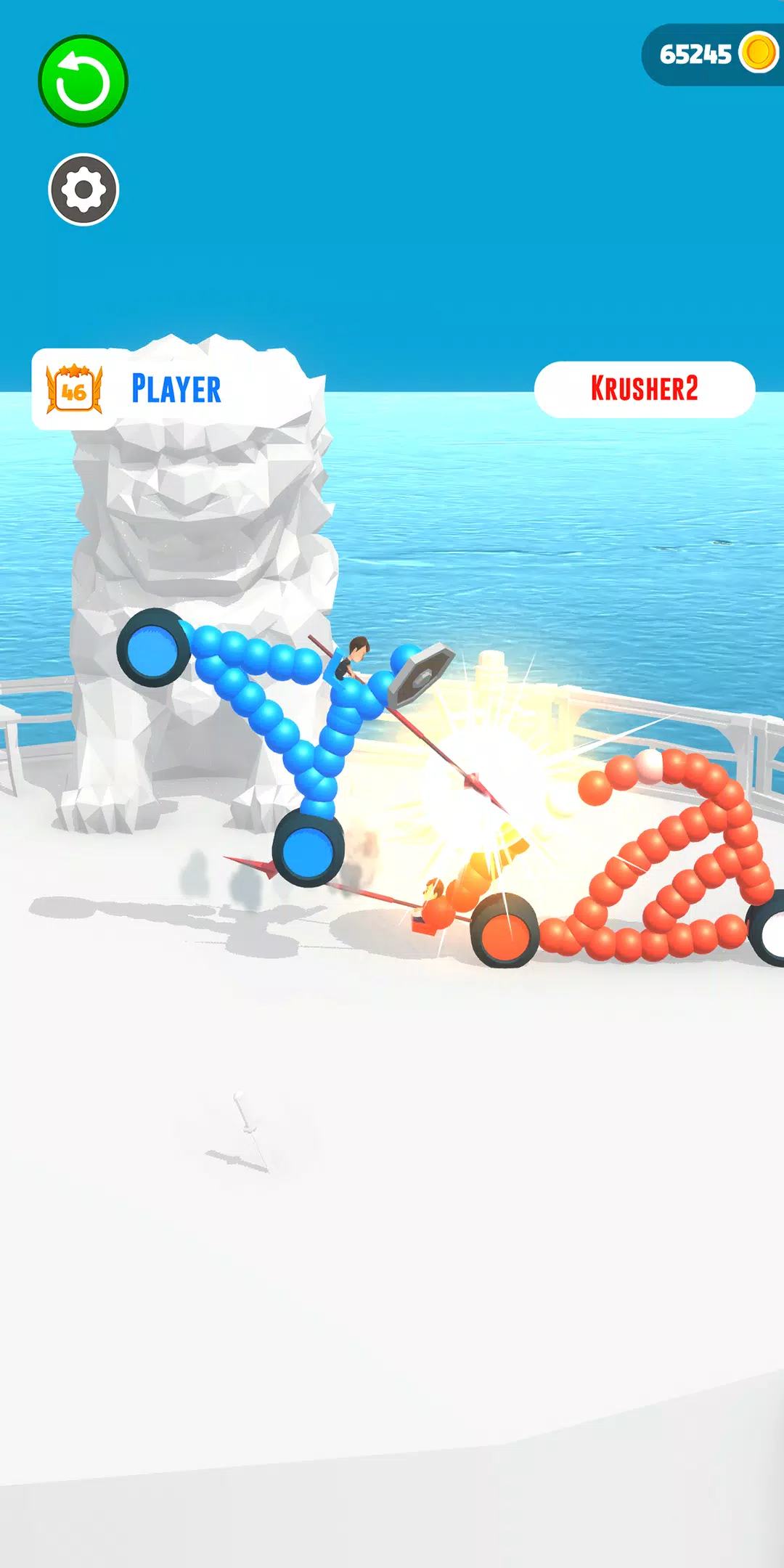 手绘战车画车对决