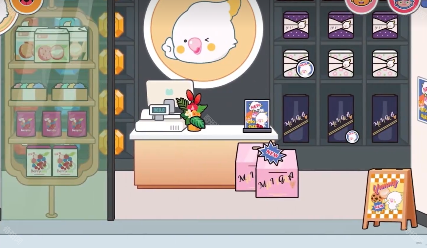 米加小镇山间小屋