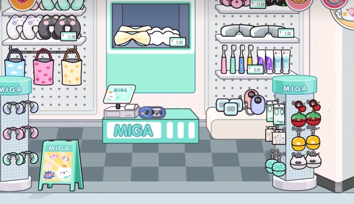 米加小镇山间小屋