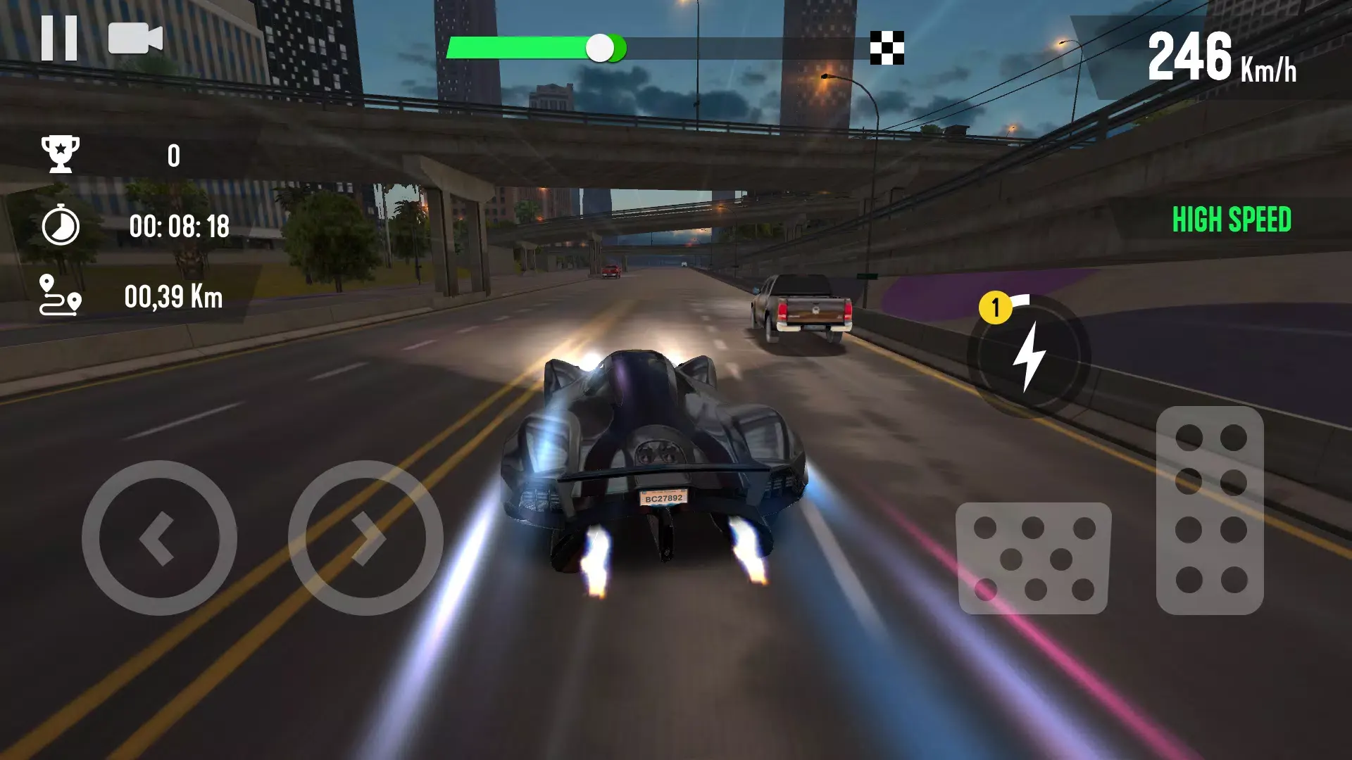 高速赛车公路车手