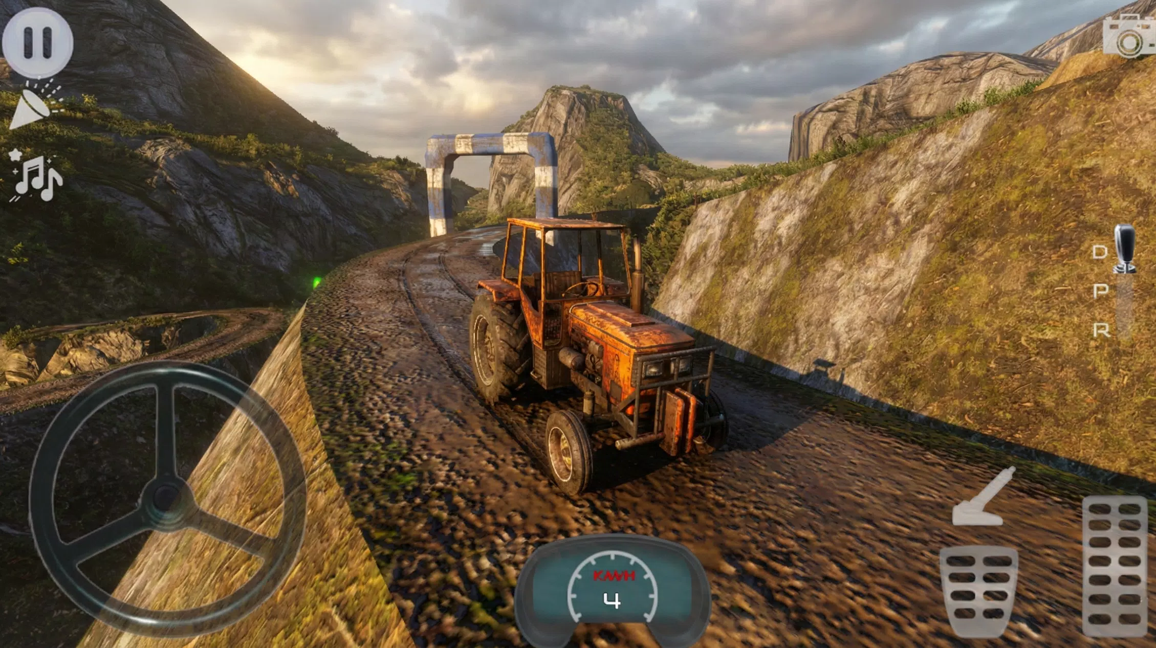 越野拖拉机极限攀爬