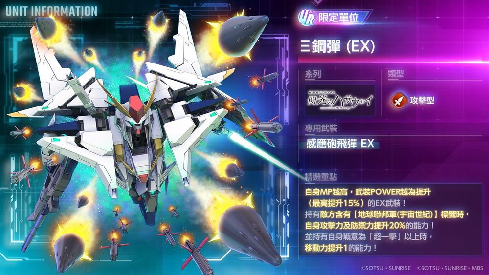 《SD 钢弹 G 世代 永恒》欢庆《机动战士钢弹 闪光的哈萨威 喀耳刻的魔女》上映 赠送 SSR「阿利宙斯」 - 奇珀网