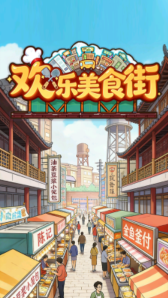 欢乐美食街赚钱版
