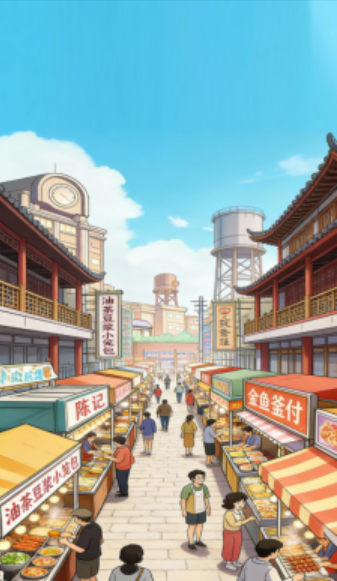 欢乐美食街赚钱版