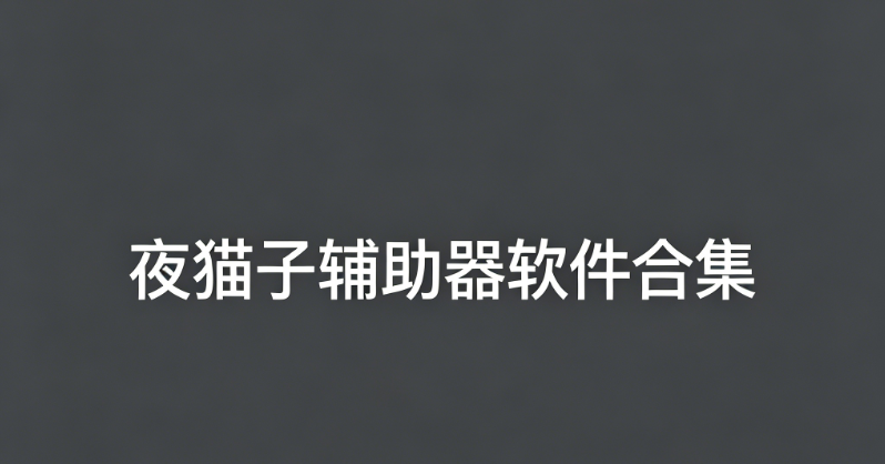 夜猫子辅助器